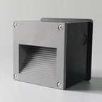 Modern Minimalist Waterproof Embedded Step Lights Wall Decorative Lamp for Outdoor Stairway