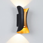 Up down Lighting Wall Lights Modern Curved LED Waterproof Light