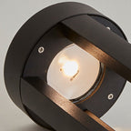 Exterior Bollard Light Fixtures Modern Circular LED Light