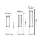 Exterior Bollard Light Fixtures Modern Circular LED Light