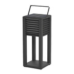 Modern Outdoor Floor Lantern Waterproof Black Portable Light