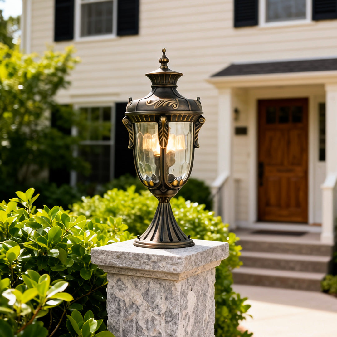 European Waterproof Outdoor Pillar Light