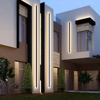 Acrylic Wall Sconce Outdoor Linear Iron Ambiance Light