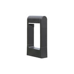 Pathway Bollard Lights Minimalist Black Square Outdoor Light