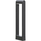 Pathway Bollard Lights Minimalist Black Square Outdoor Light