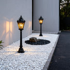 Pathway Lighting Post Waterproof Aluminum Garden Bollard Light