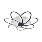 Modern Petal Flush Mount Light - Acrylic LED Flower Shape Ceiling Lamp