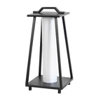 Modern Portable Outdoor Lantern Waterproof LED Black Modern Light
