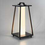 Modern Portable Outdoor Lantern Waterproof LED Black Modern Light