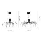 Modern Retro Chandelier Creative Adjustable Ceiling Light