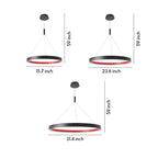 Modern Ring Chandelier Minimalist Creative Ceiling Light