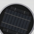 Modern Round Dual Motion Sensor LED Solar Garden Post Lights