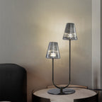 Minimalist Elegant Table Lamps American Modern Black LED Lamps