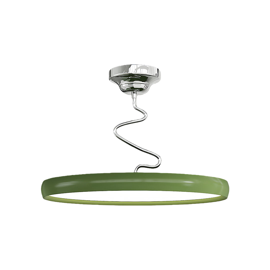 Modern Semi Flush Mount Ceiling Light Twisted Full-Spectrum Light