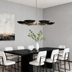 Black and Gold Chandeliers Contemporary Stylish Vintage Ceiling Light