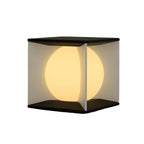 Square Stainless Steel Outdoor Waterproof a pillar lights with Acrylic Lampshade