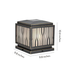 Modern Solar Pillar Lights Outdoor Waterproof Minimalist Light