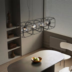 LED Square Cage Chandelier Nordic
