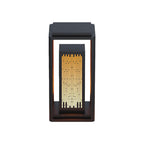 Square Outdoor Lantern Waterproof Geometric Post Light