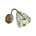 Stained Glass Wall Sconce Lighting American Country-Style Lamp