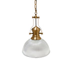 Textured Glass Pendant Light Retro Industrial Glass Ceiling Light