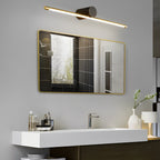[Open-Box] Modern Two-Tone Bathroom Vanity Light with Cylinder Fixture and Linear Bar