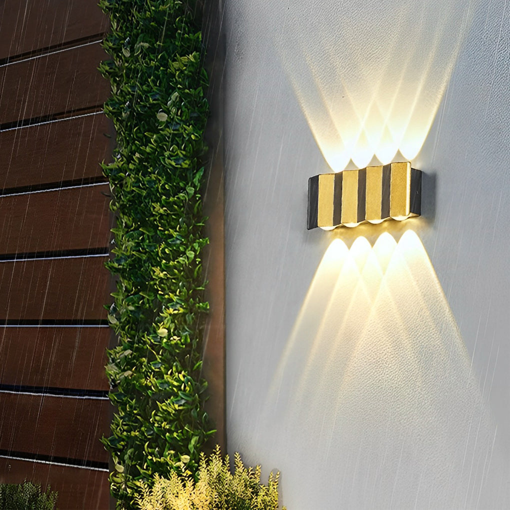 Modern up and down Wall Lights Black Gold Dual-Tone Light