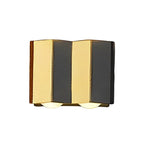 Modern up and down Wall Lights Black Gold Dual-Tone Light
