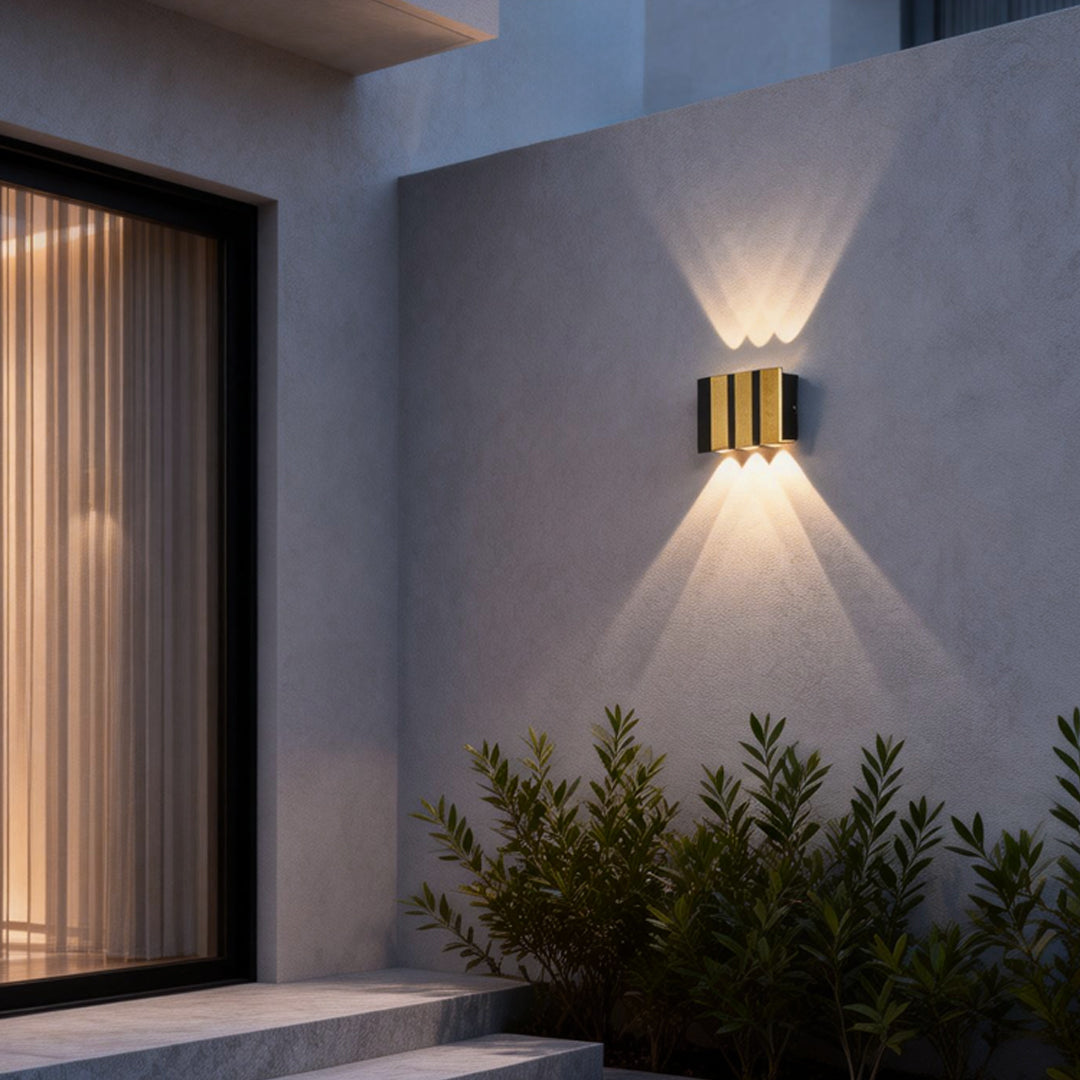 Modern up and down Wall Lights Black Gold Dual-Tone Light