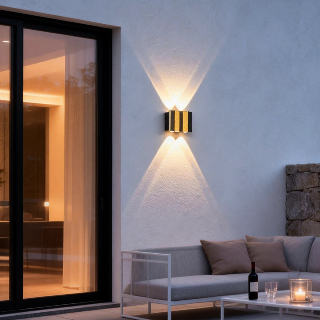 Modern up and down Wall Lights Black Gold Dual-Tone Light