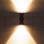 Die-cast Aluminum Outdoor Wall Lighting Fixtures Waterproof Minimalist Nordic Light