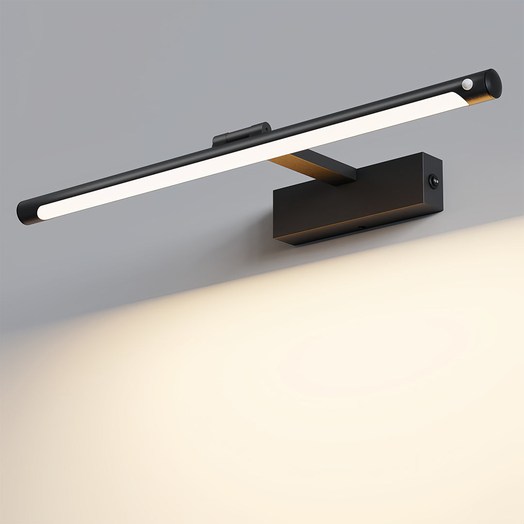 Modern Bathroom Vanity Light Minimalist White Acrylic Linear Light