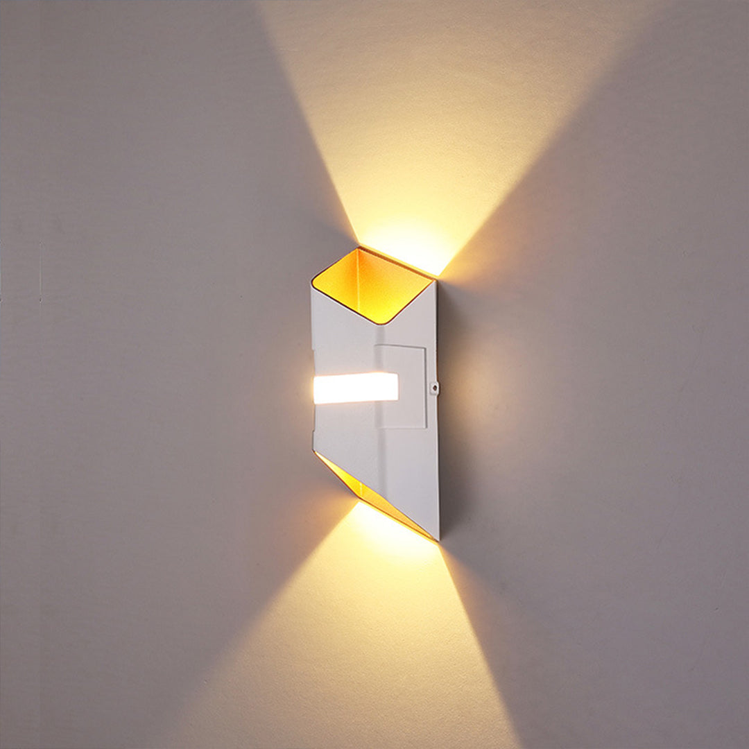 Square Tube LED  Up And Down Outdoor Wall Lights