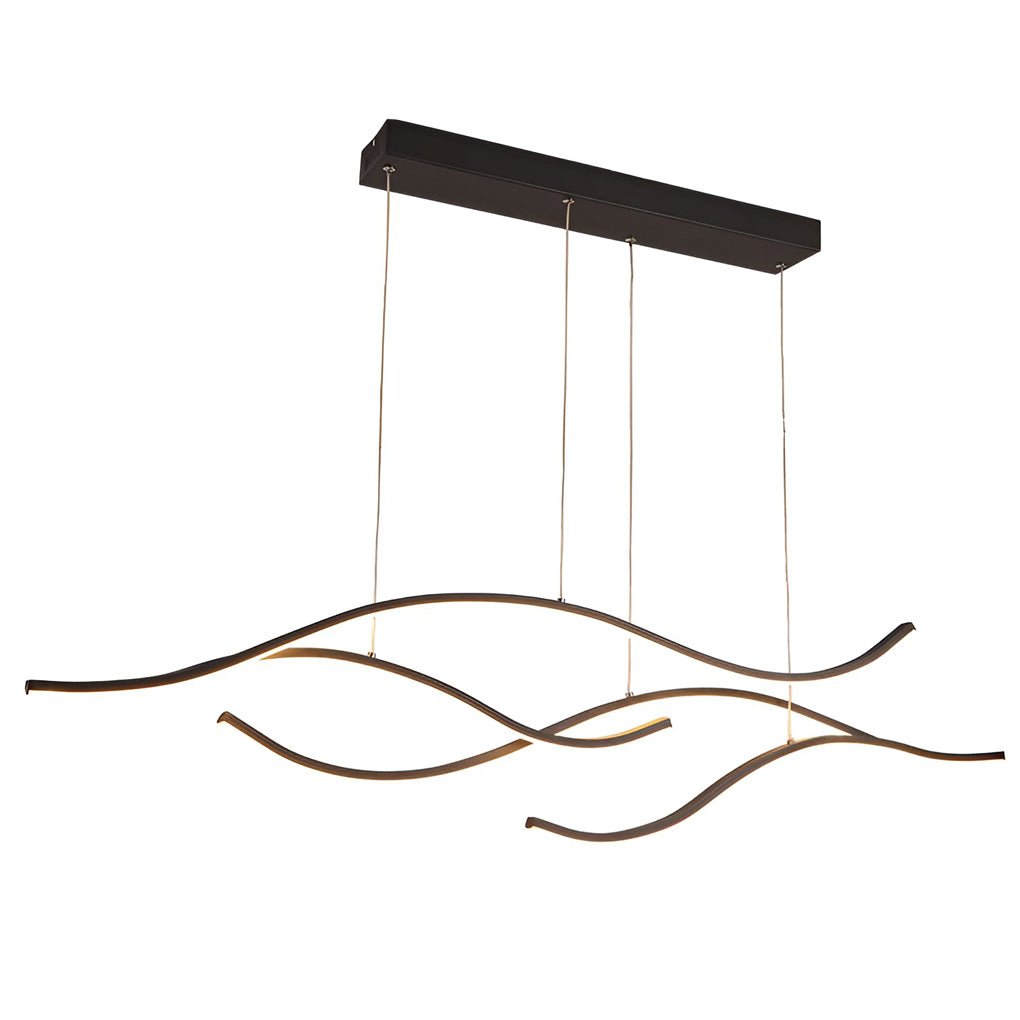 Modern Kitchen Bundle: Wave Linear Light, Pendants & Cabinet Light