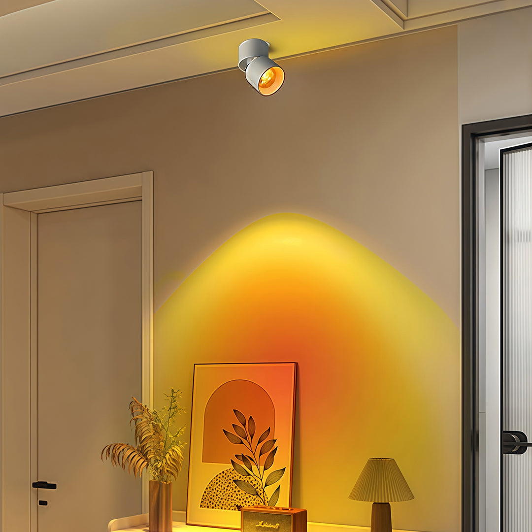 LED Ceiling Spotlights Simple Small Hill Sunset Light
