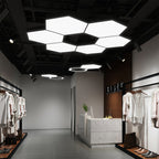 Modern Geometric Chandelier LED Hexagonal Ceiling Light