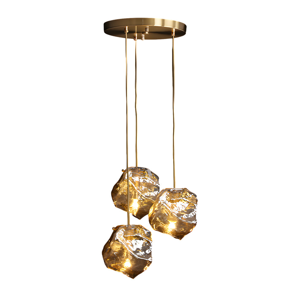 Molten Rock Pendant Light Minimalist Irregular Ceiling Light