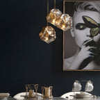 Molten Rock Pendant Light Minimalist Irregular Ceiling Light