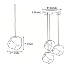 Molten Rock Pendant Light Minimalist Irregular Ceiling Light