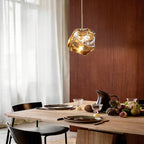 Molten Rock Pendant Light Minimalist Irregular Ceiling Light