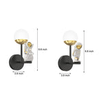 Moon Astronaut Decor Three Step Dimming Modern LED Wall Lights Fixture
