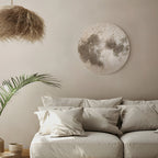 Moon Wall Lamp Modern Sandstone USB Art Decorative Light