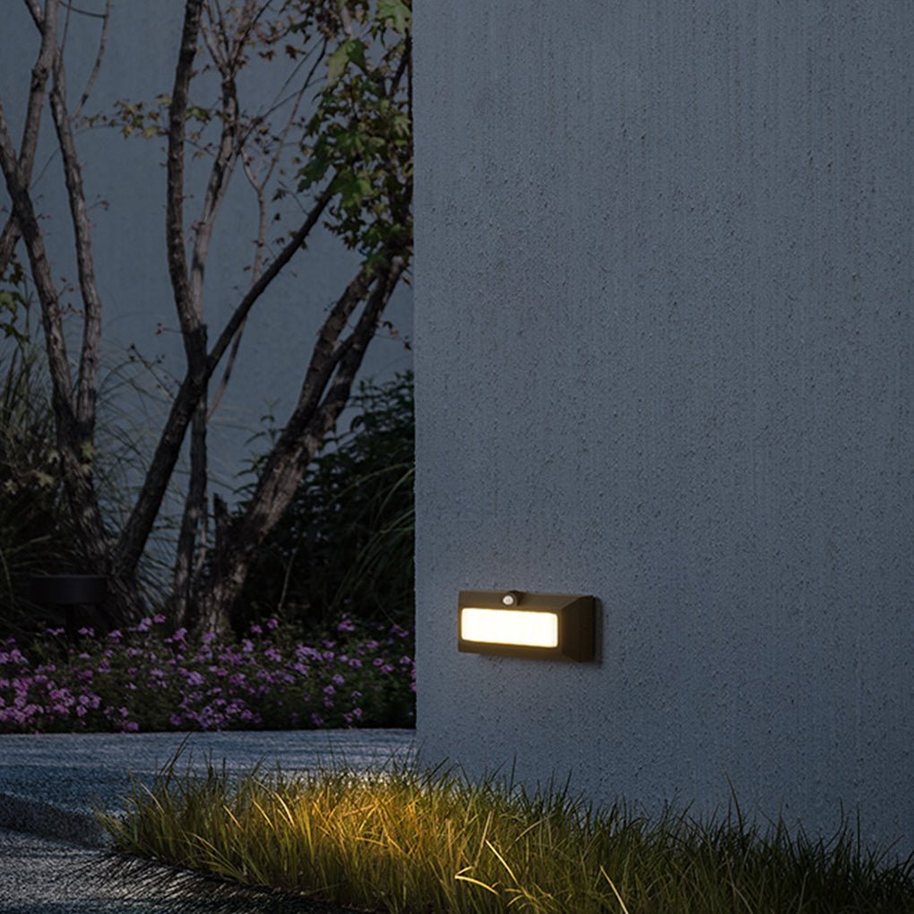 Motion Sensor LED Step Lights Modern Intelligent Outdoor Light