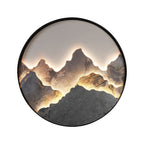 Mountain LED Wall Light Natural Landscape Painting Lamp