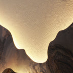 Mountain LED Wall Light Natural Landscape Painting Lamp