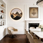 Mountain LED Wall Light Natural Landscape Painting Lamp
