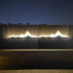 Mountain LED Wall Light Silhouette Creative Outdoor Light