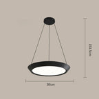 Circle Pendant Lighting for Kitchen Metal Acrylic Artistic Pendant Lighting