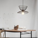 Artistic Double Wire Basket LED Vintage Pendant Lighting Hanging Lamp