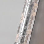 Metal Wall Art with LED Lights Modern Minimalist Crystal Wall Light
